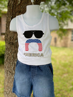 'Merica Mustache/Sunglasses Shirt