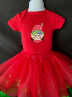 Baby Girls Christmas Onesie