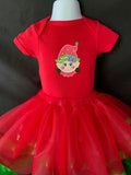 Baby Girls Christmas Onesie