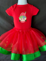 Baby Girls Christmas Onesie