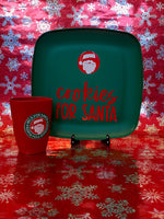 Santa Cookie Plate an dMilk Cup