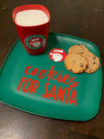 Santa Cookie Plate an dMilk Cup