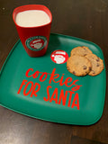 Santa Cookie Plate an dMilk Cup
