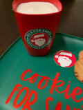 Santa Cookie Plate an dMilk Cup