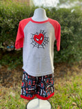 Spiderman Valentines Day Baseball Shirt