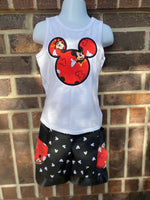 Mickey Short and Tank set