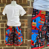 Spider-Man Shorts With Pockets