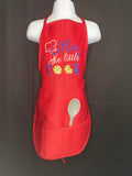 Kiss the little cook kids apron